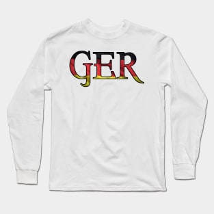 Germany German GER Long Sleeve T-Shirt